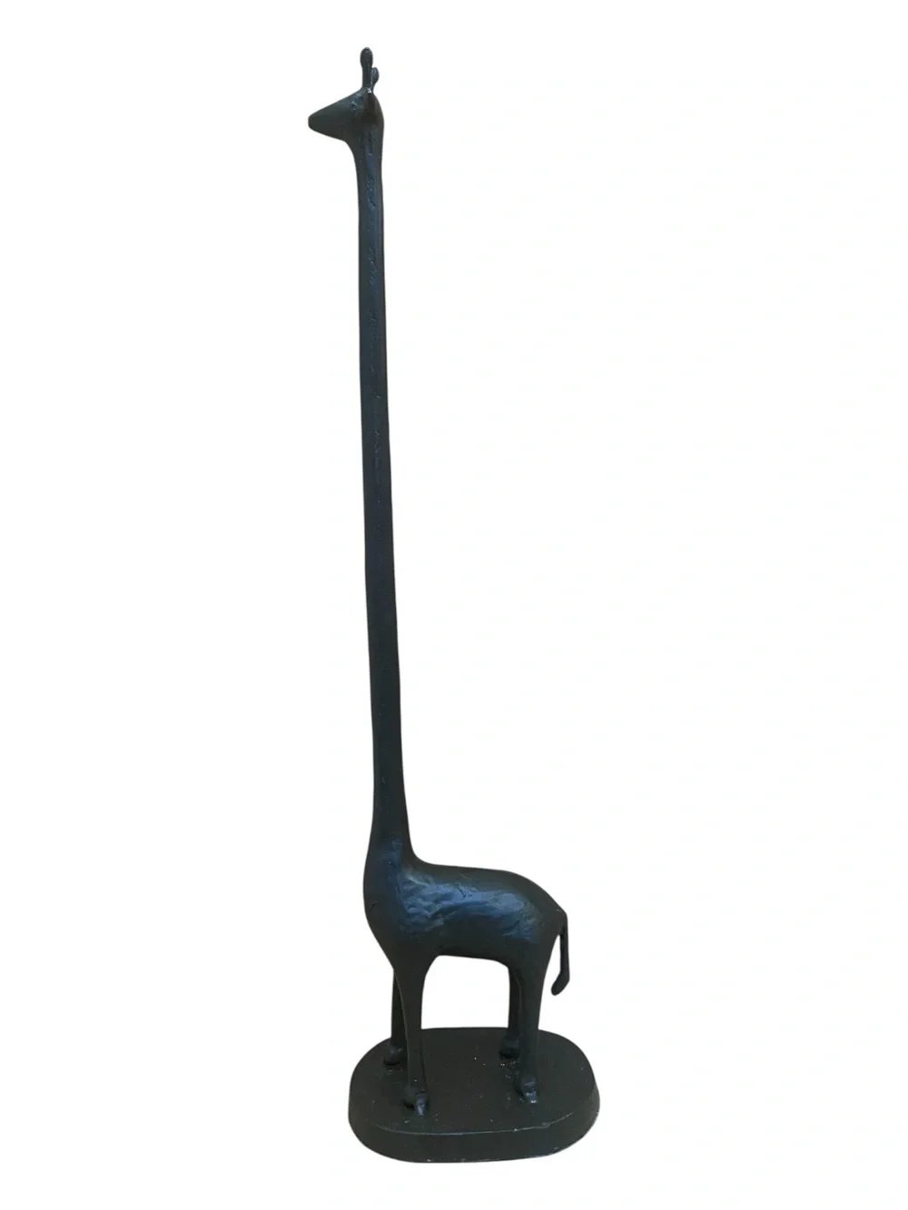 Giraffe Cast Iron Long Neck Bathroom Kitchen Decor Toilet Paper Towel Holder